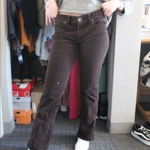 Low rise Calvin Klein Corduroys